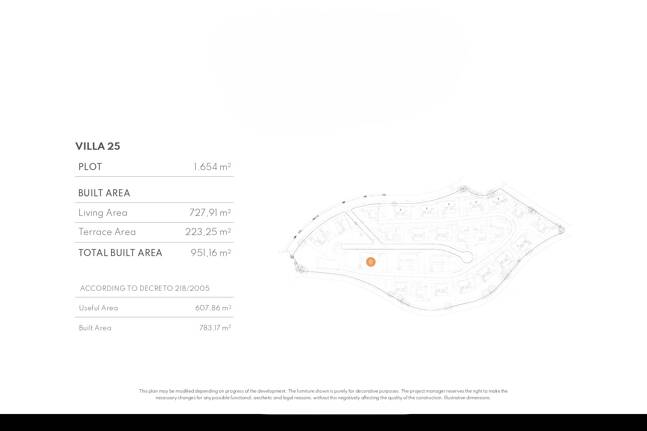 Proyecto de villa exclusiva en una comunidad cerrada