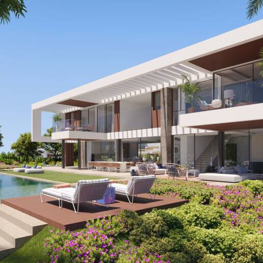 Signatur villa projekt i en exklusiv gated community