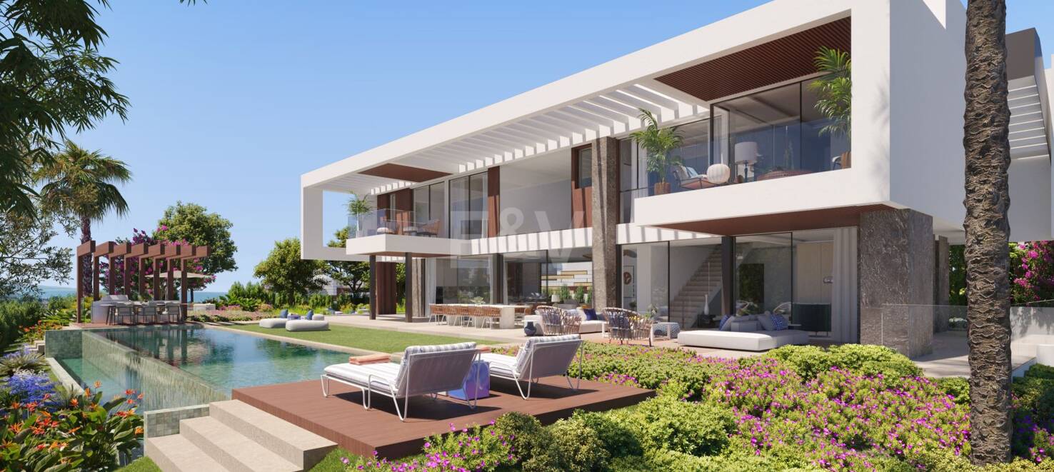Signatur villa projekt i en exklusiv gated community