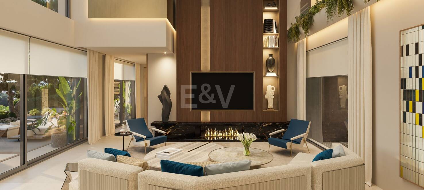 Signatur villa projekt i en exklusiv gated community
