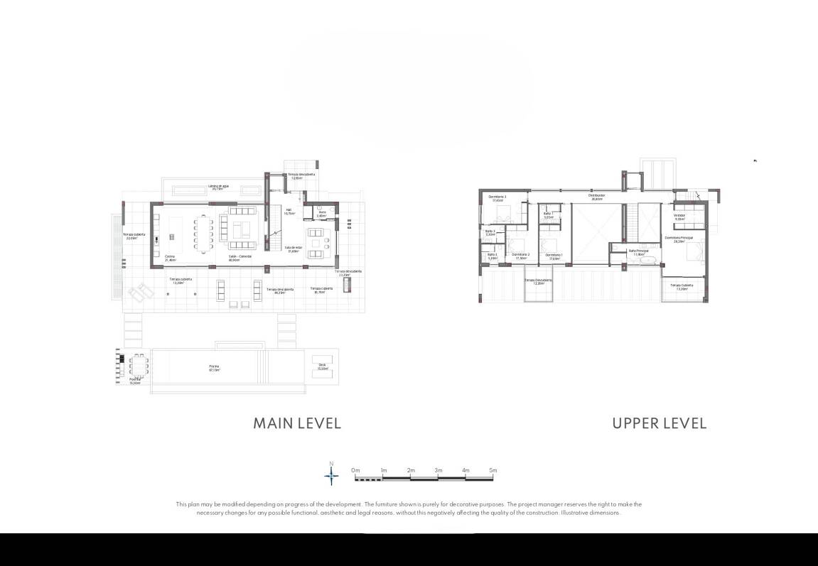 Proyecto de villa exclusiva en una comunidad cerrada
