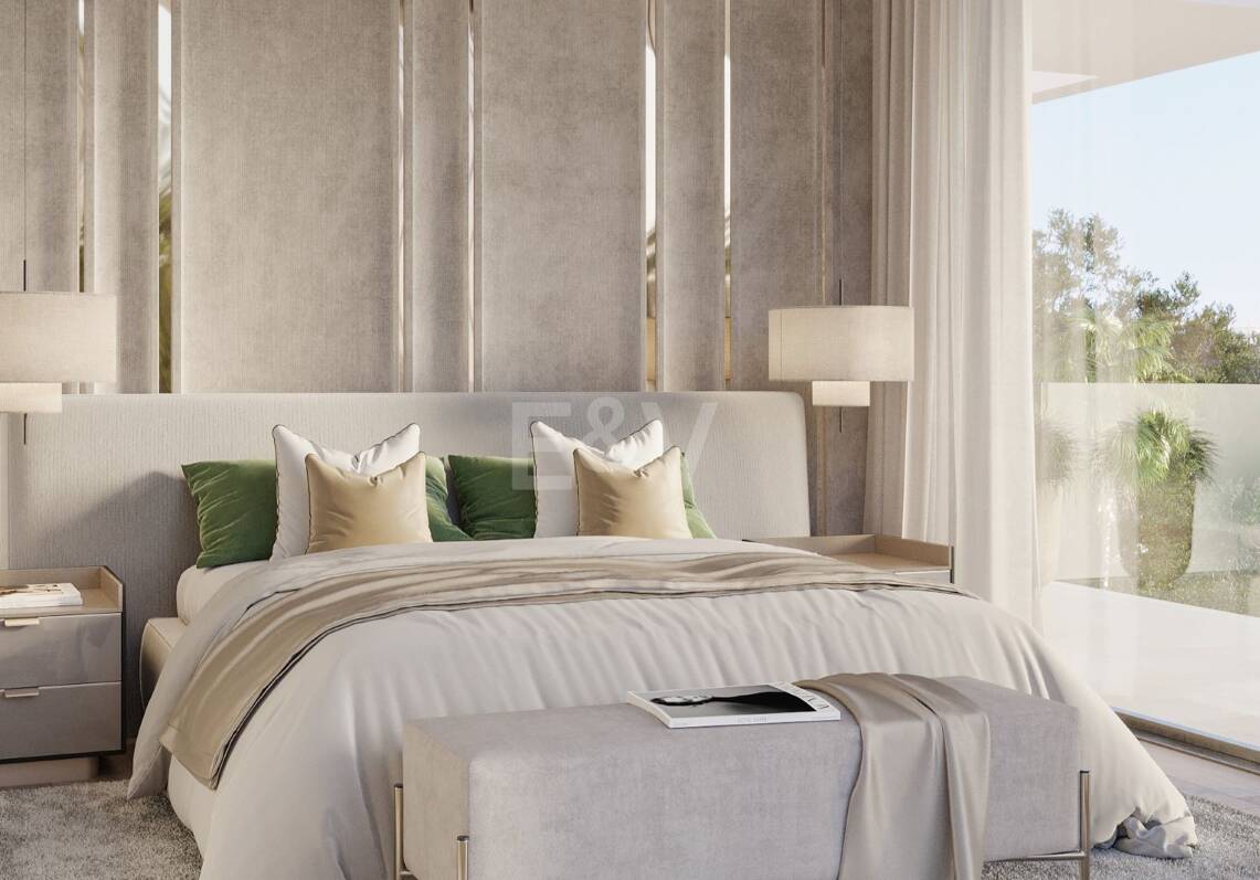 Luxueuse nouvelle villa de 5 chambres à coucher dans la communauté fermée à Nueva Andalucia
