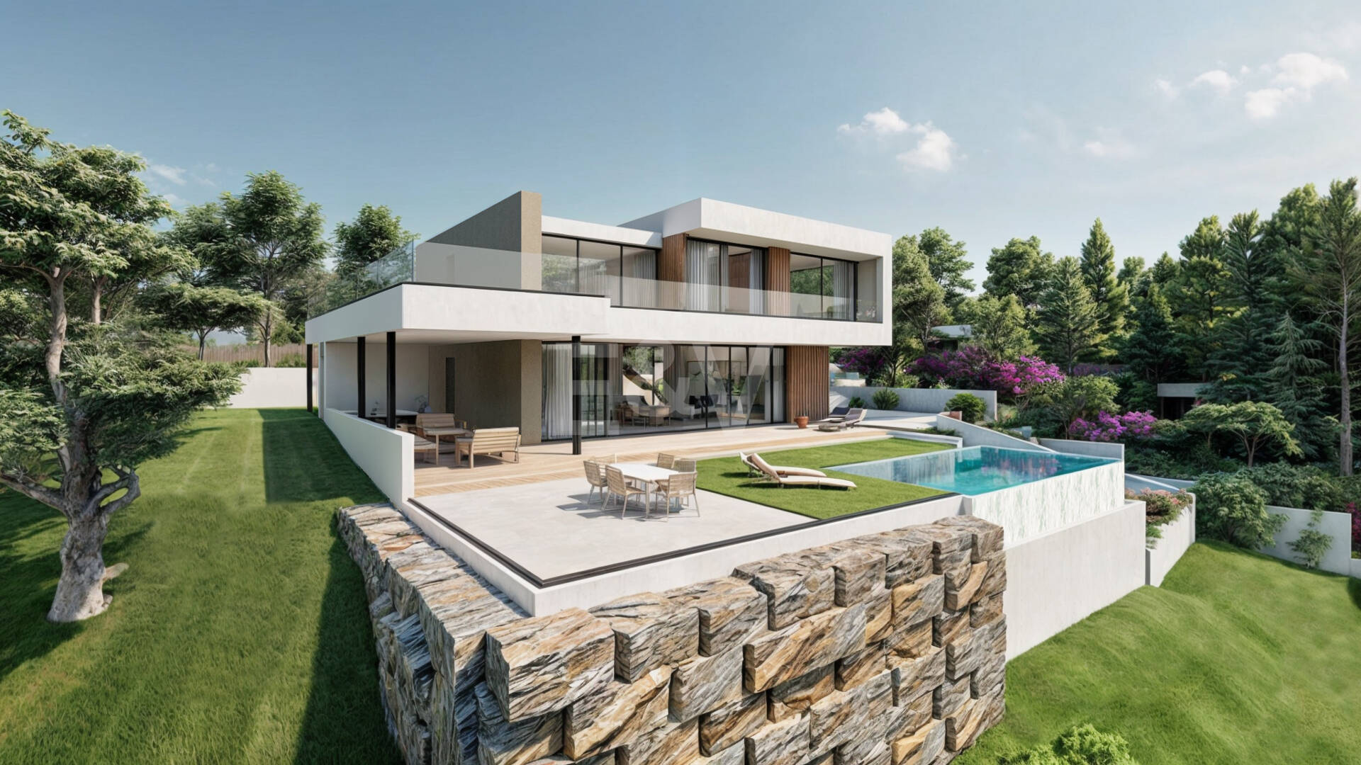 Plot med bygglicens och havsutsikt i Elviria