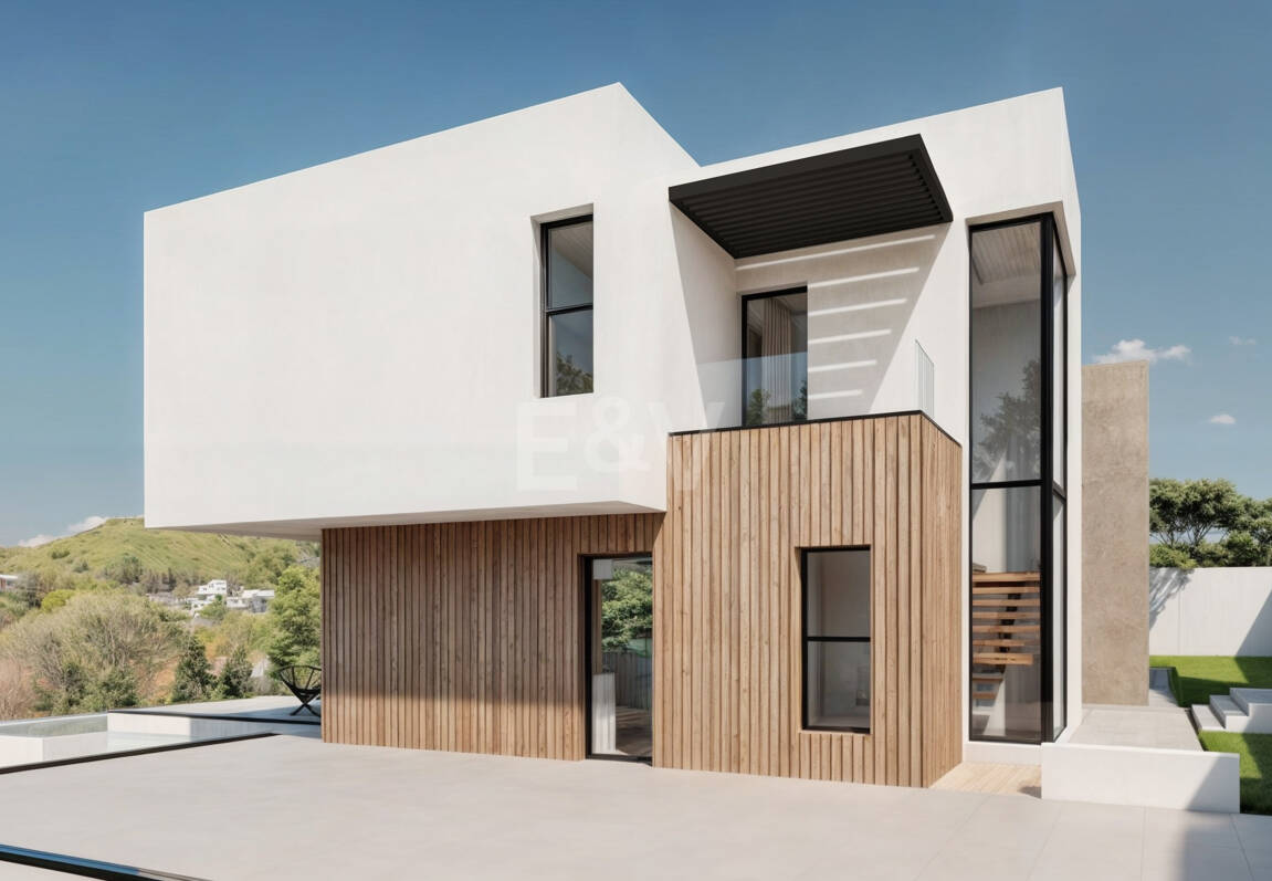 Plot med bygglicens och havsutsikt i Elviria