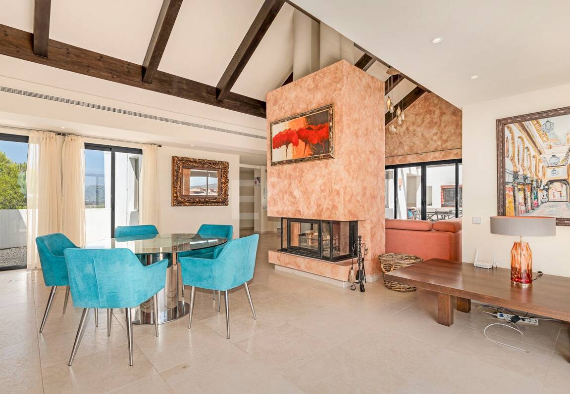 Geräumiges Penthouse im Los Flamingos Golf mit atemberaubendem Panoramablick auf das Meer