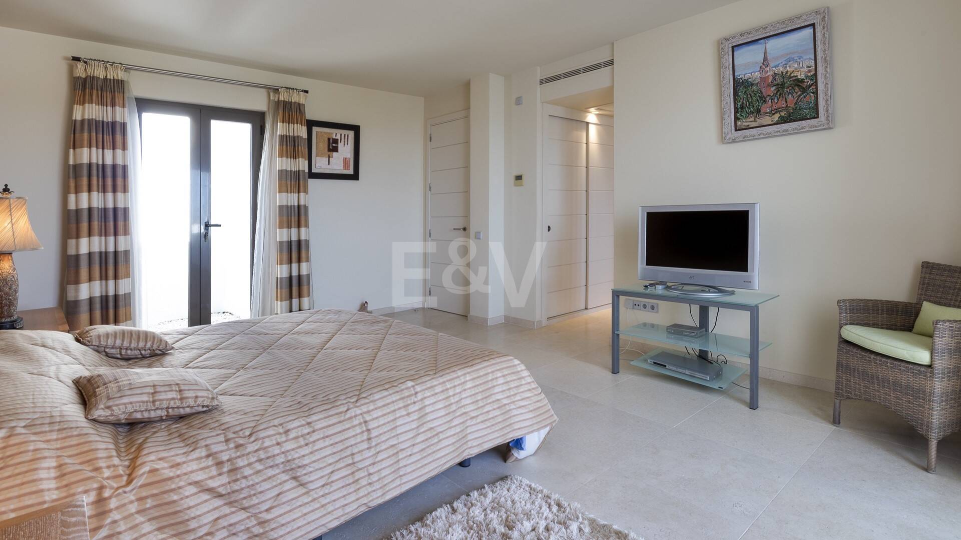 Geräumiges Penthouse im Los Flamingos Golf mit atemberaubendem Panoramablick auf das Meer