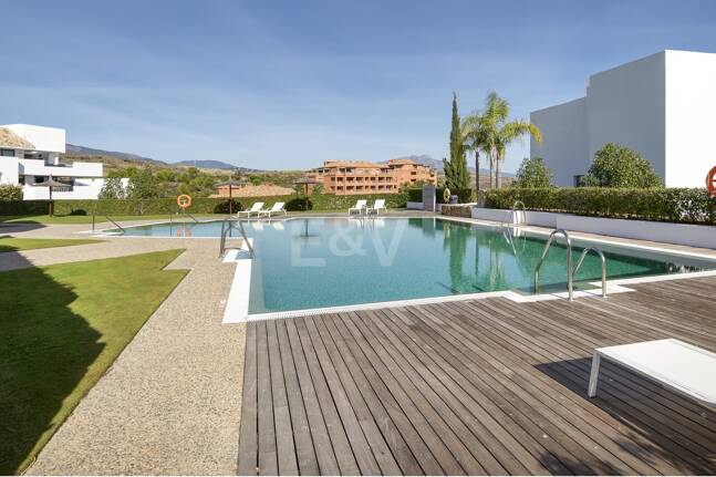 Geräumiges Penthouse im Los Flamingos Golf mit atemberaubendem Panoramablick auf das Meer