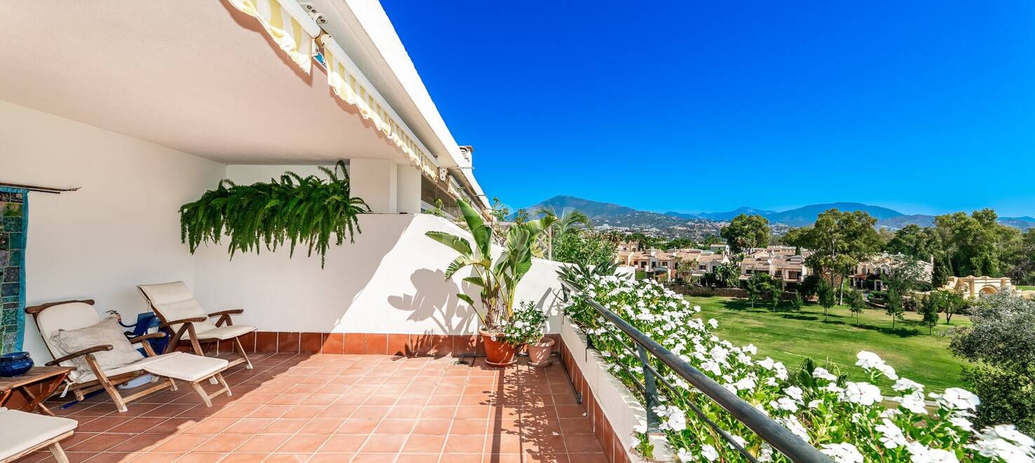Duplex-Penthouse in Guadalmina am Golf mit Blick auf La Concha