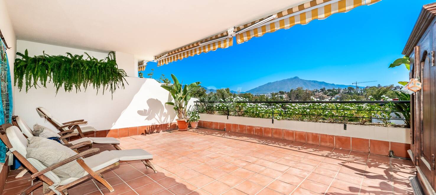 Duplex-Penthouse in Guadalmina am Golf mit Blick auf La Concha