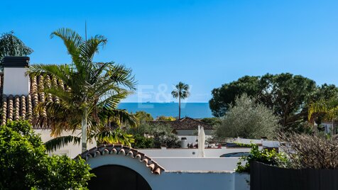 Villa mit Meerblick und Pool nahe Marbella