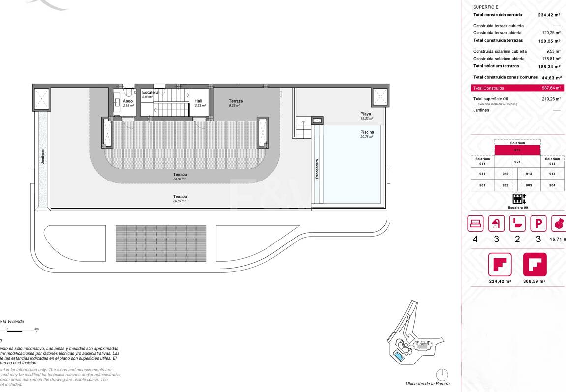 La Quinta: Super Penthouse med fantastisk panoramautsikt över havet