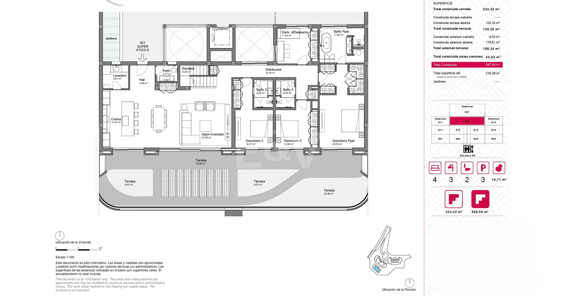 La Quinta: Super Penthouse avec des vues panoramiques époustouflantes