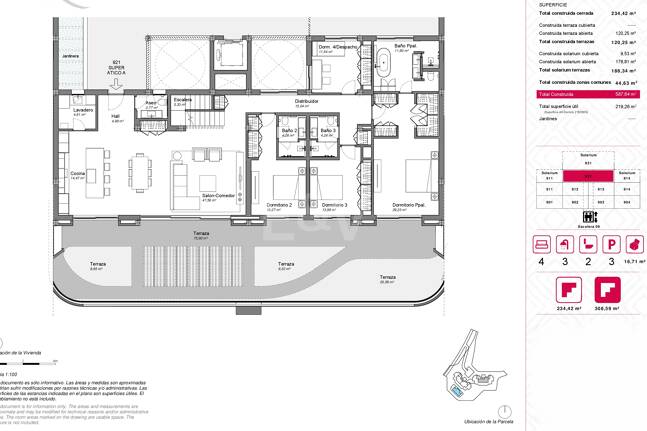 La Quinta: Super Penthouse med fantastisk panoramautsikt över havet
