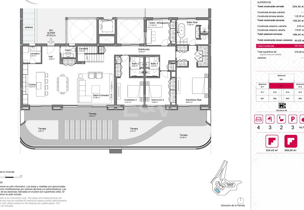 La Quinta: Super Penthouse med fantastisk panoramautsikt över havet