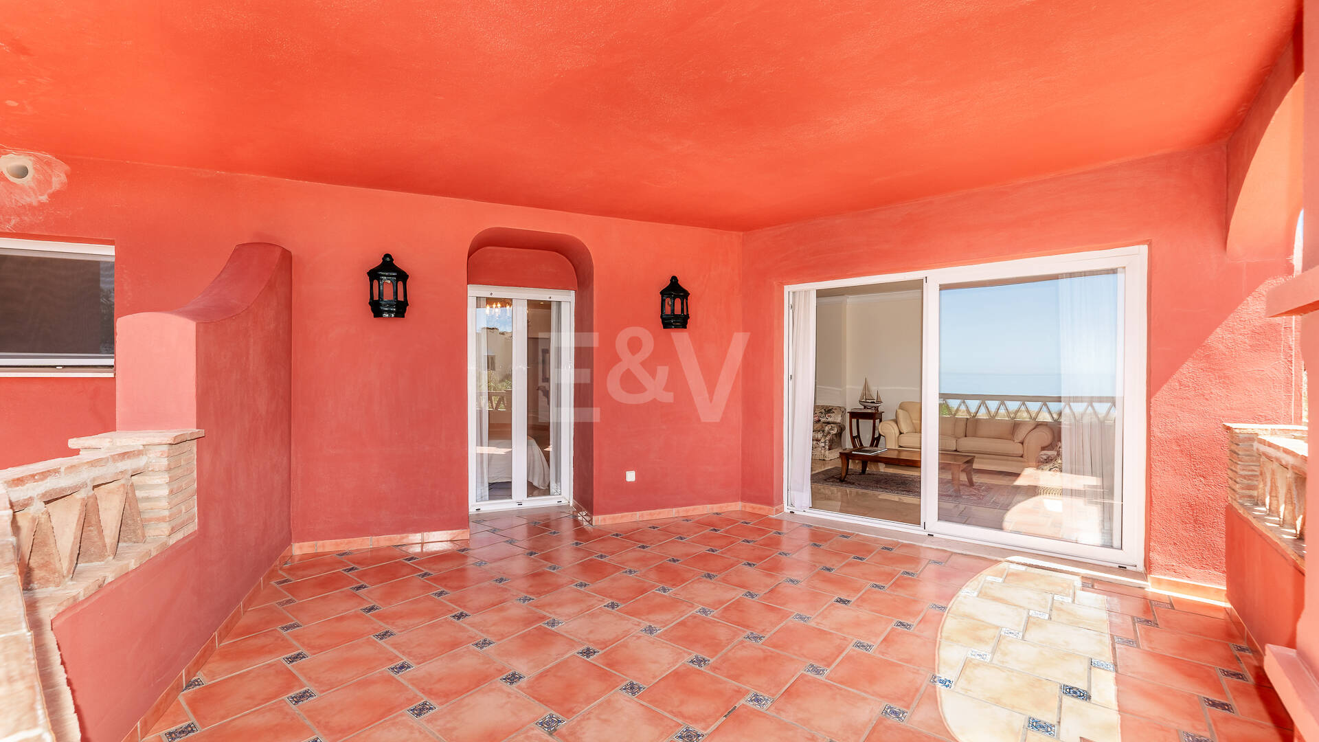 Elviria Beachfront Lägenhet med fantastisk havsutsikt