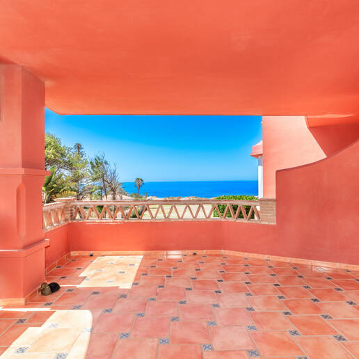 Elviria Beachfront Lägenhet med fantastisk havsutsikt