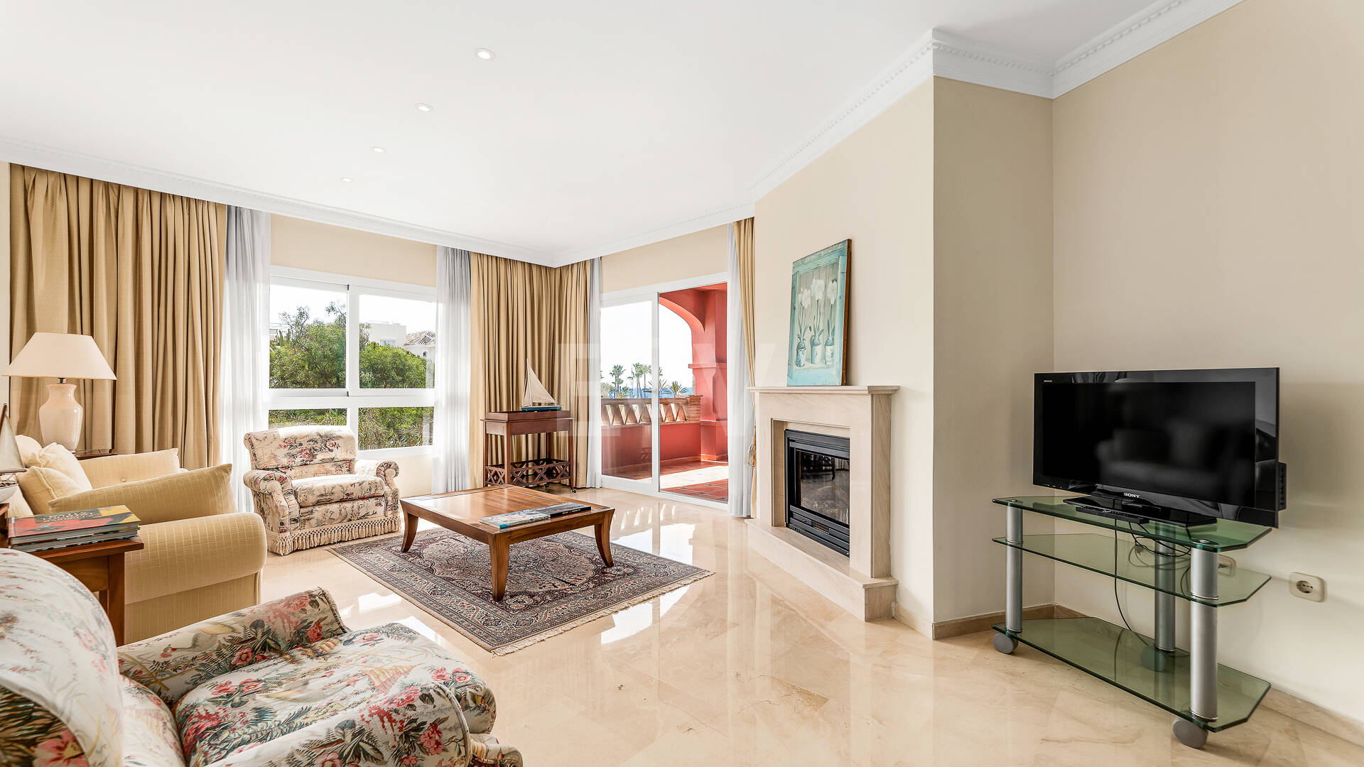 Elviria Beachfront Lägenhet med fantastisk havsutsikt