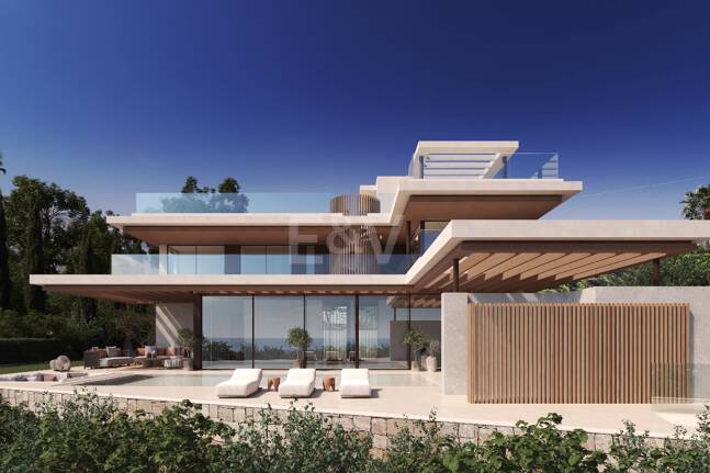 Belägen gemenskap av 5 lyx Marbella Villas VILLA 2