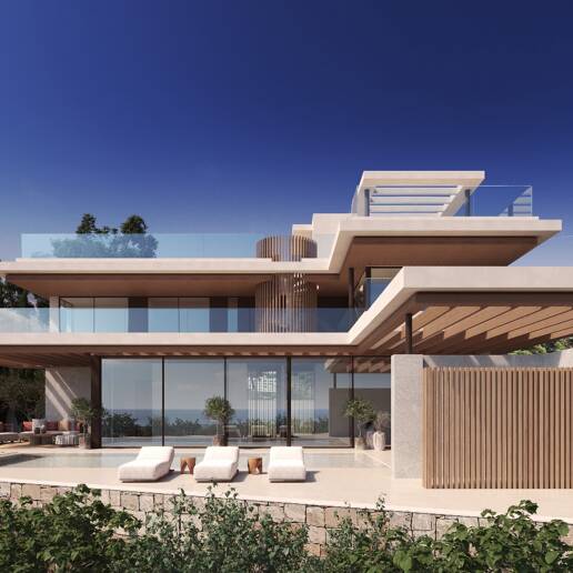 Belägen gemenskap av 5 lyx Marbella Villas VILLA 2