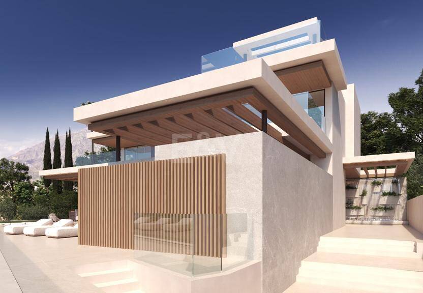 Belägen gemenskap av 5 lyx Marbella Villas VILLA 2