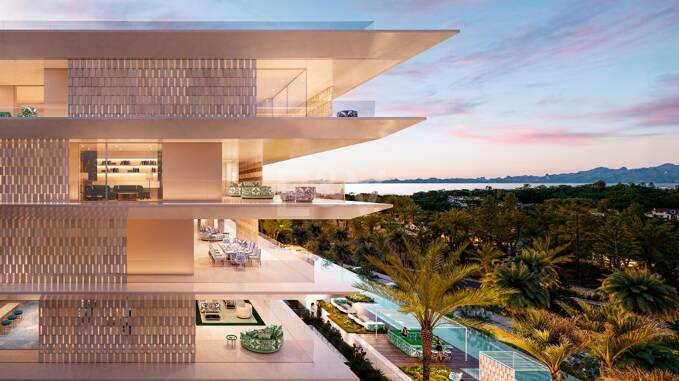 Masterpiece Penthouses med panoramautsikt över havet Framför den gyllene milen