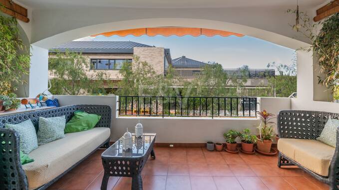 Trendy two-bed apartment in the Golden Mile, Marbella, Available for The Summer Months June till October Gated community, Walking Distance to the Beach