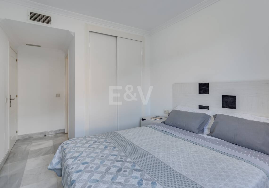 Trendy two-bed apartment in the Golden Mile, Marbella, Available for The Summer Months June till October Gated community, Walking Distance to the Beach