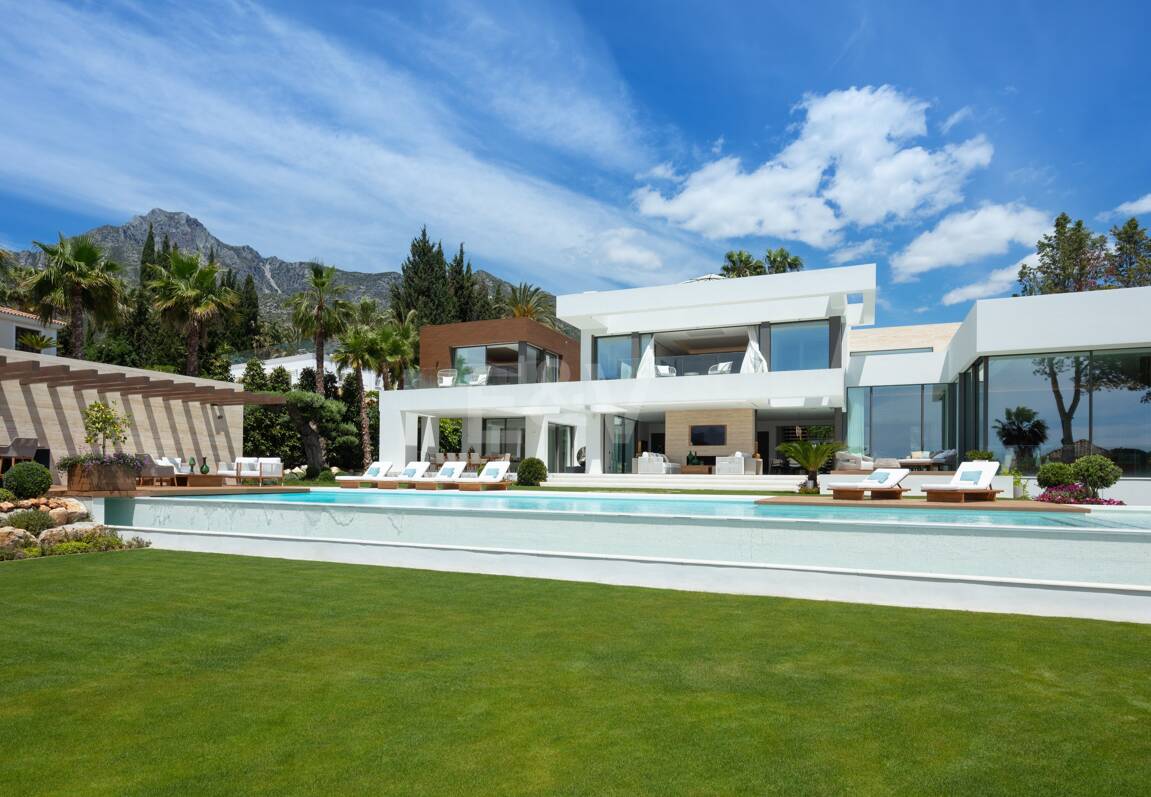 Widowiskowa willa z panoramicznymi widokami w Sierra Blanca