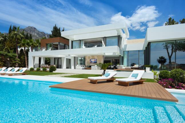 Widowiskowa willa z panoramicznymi widokami w Sierra Blanca