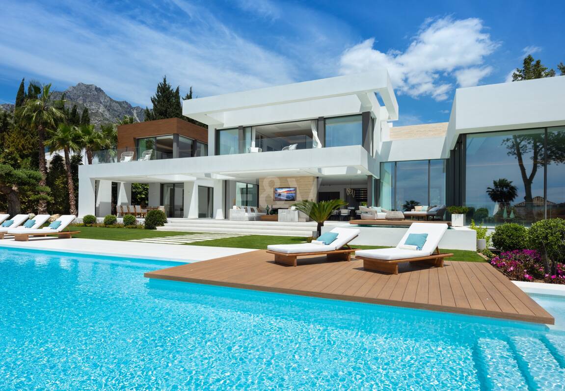 Widowiskowa willa z panoramicznymi widokami w Sierra Blanca