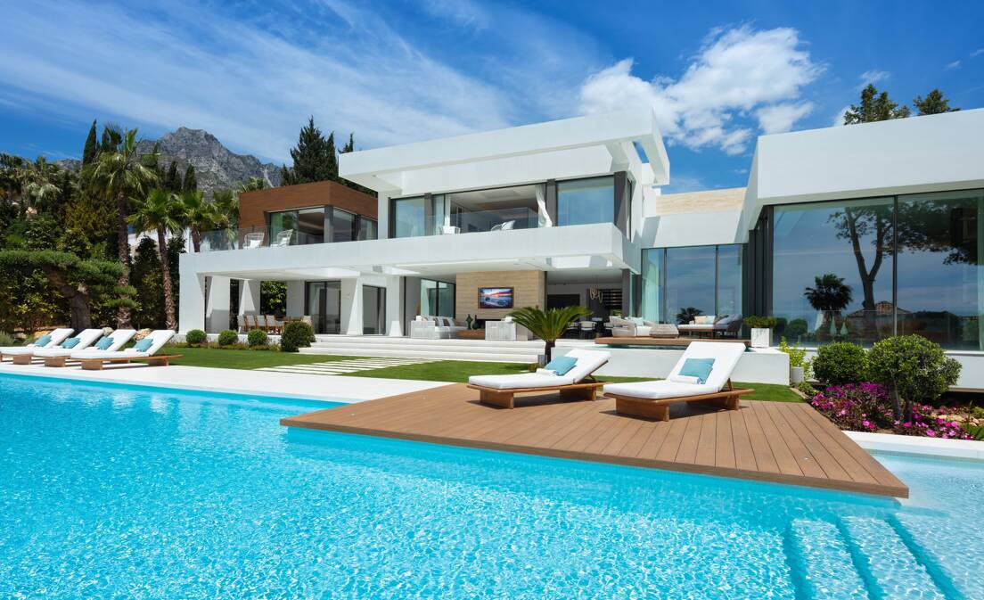 Spektakuläre Villa mit Panoramablick in Sierra Blanca