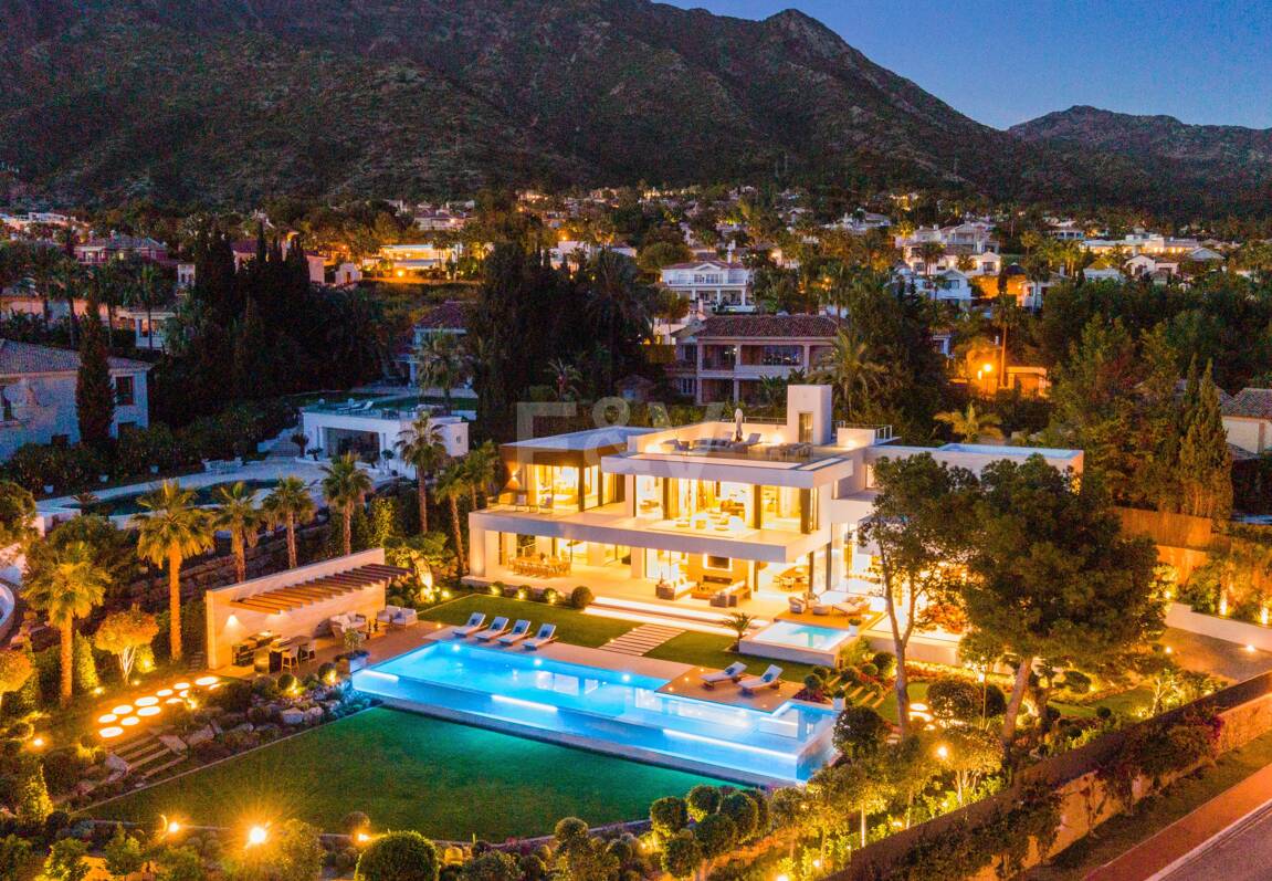 Widowiskowa willa z panoramicznymi widokami w Sierra Blanca