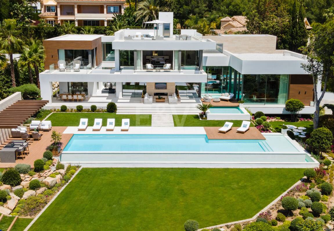 Widowiskowa willa z panoramicznymi widokami w Sierra Blanca