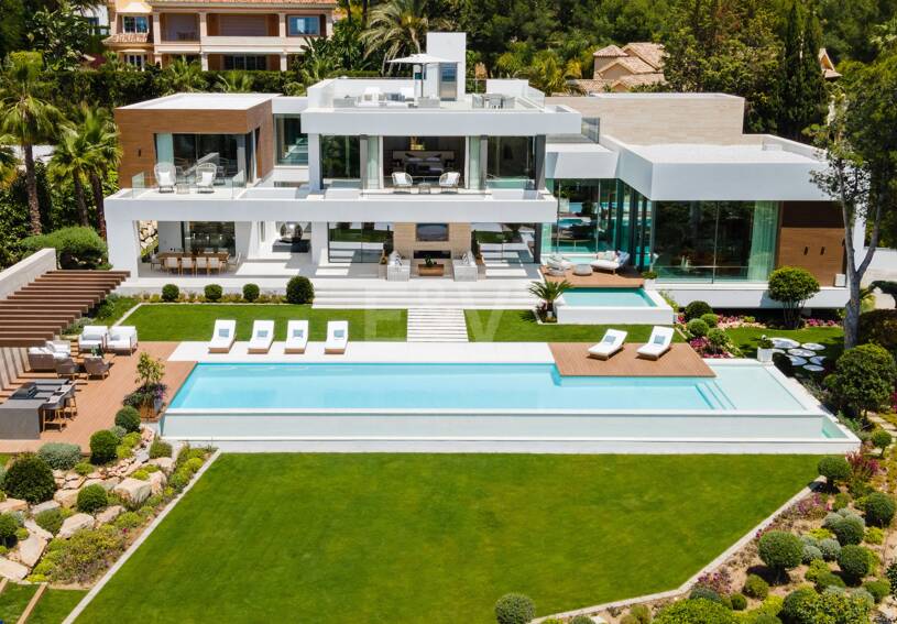 Widowiskowa willa z panoramicznymi widokami w Sierra Blanca