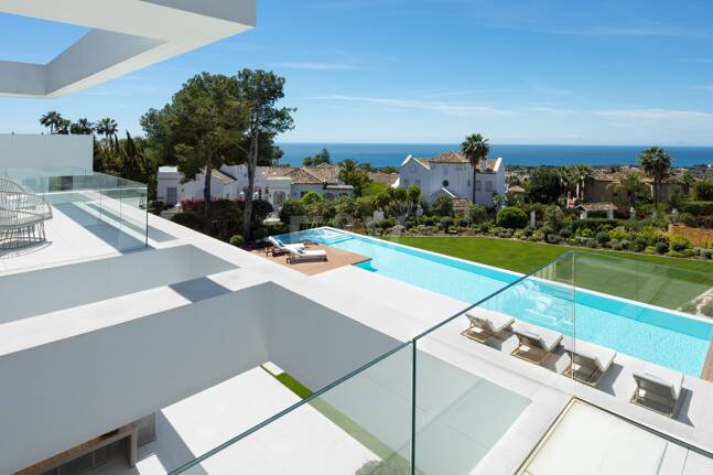 Widowiskowa willa z panoramicznymi widokami w Sierra Blanca