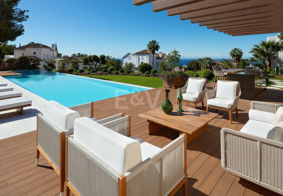 Widowiskowa willa z panoramicznymi widokami w Sierra Blanca
