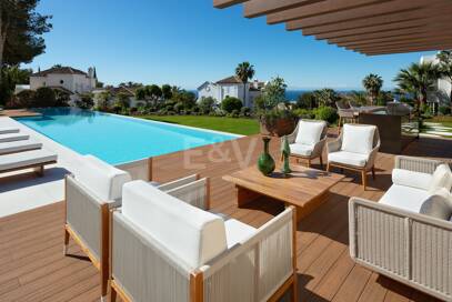 Widowiskowa willa z panoramicznymi widokami w Sierra Blanca