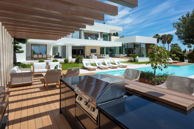 Widowiskowa willa z panoramicznymi widokami w Sierra Blanca