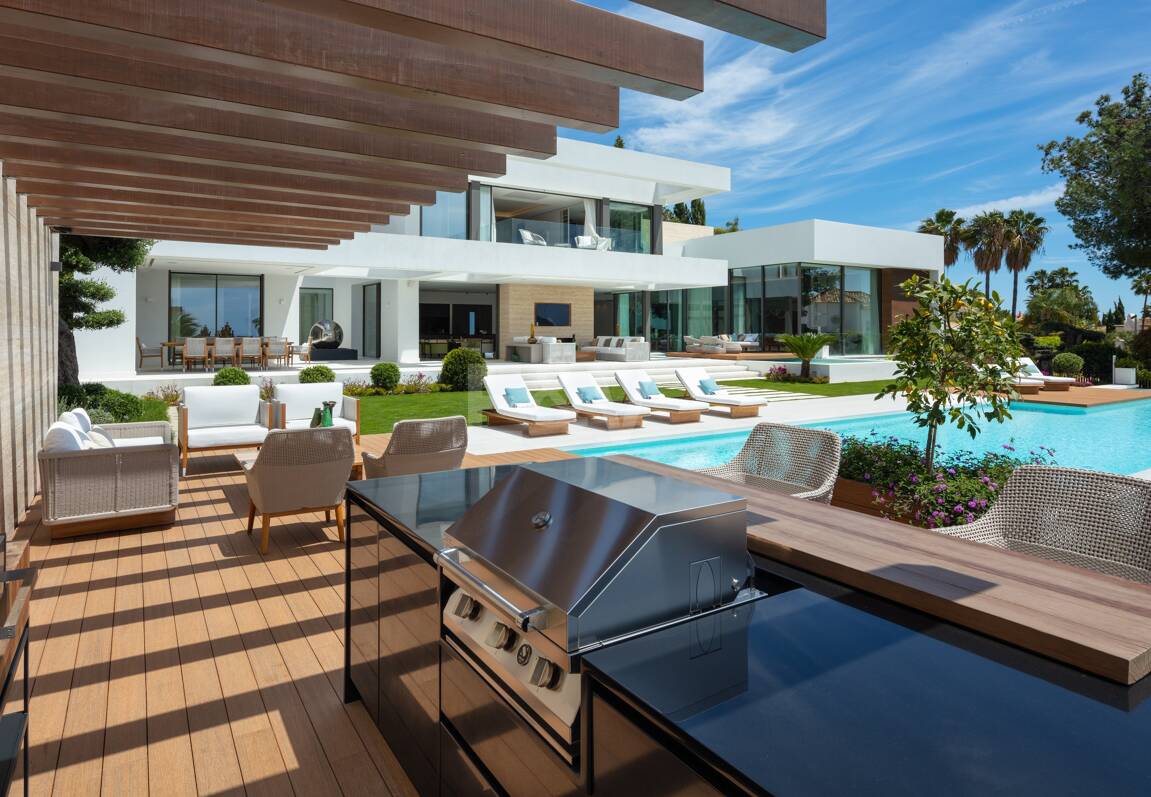 Widowiskowa willa z panoramicznymi widokami w Sierra Blanca