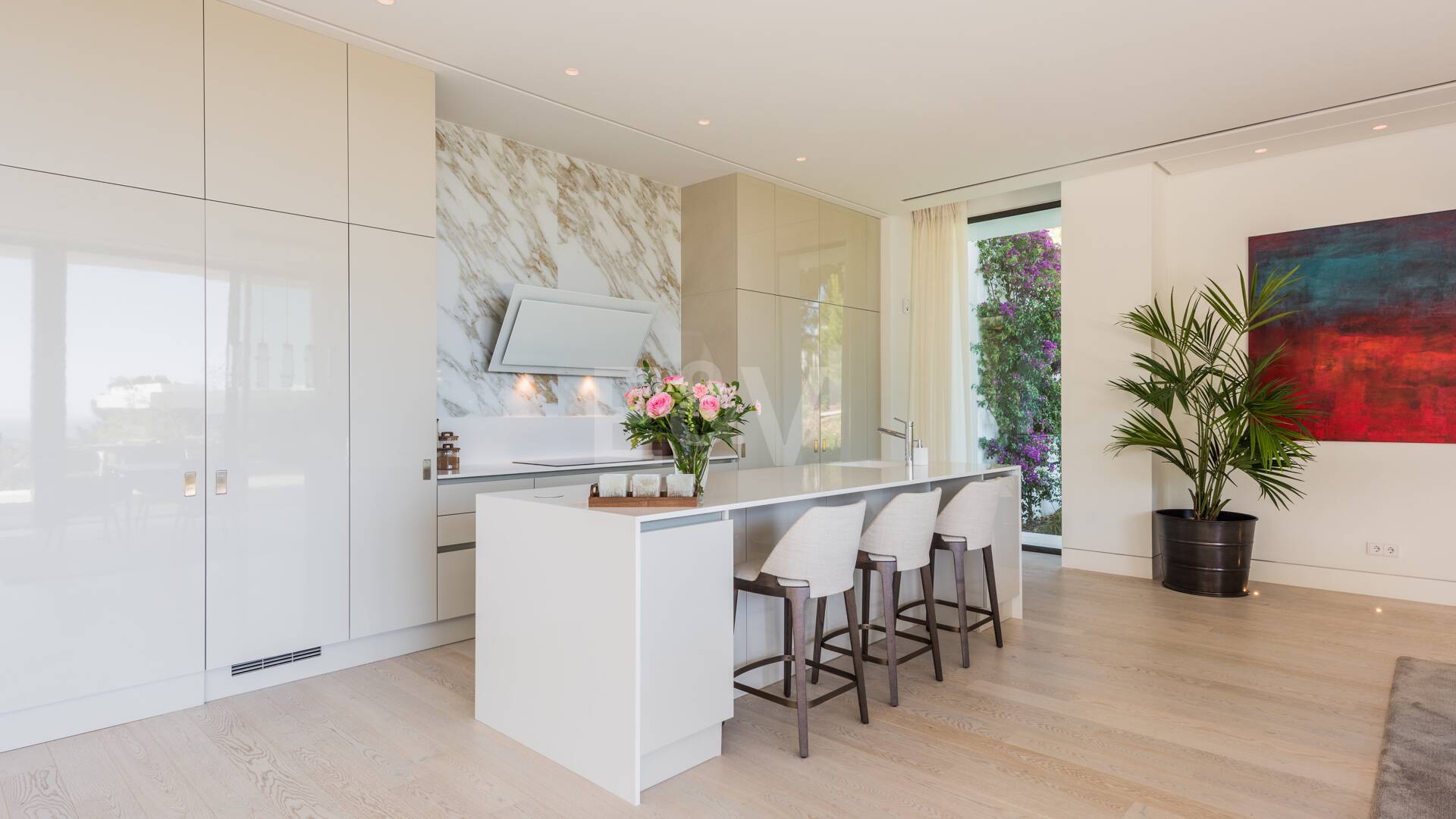 Modern lyxvilla i Alcuzcuz-Benahavis med panoramautsikt