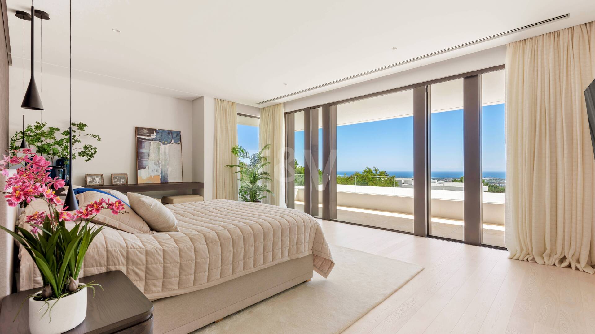 Modern lyxvilla i Alcuzcuz-Benahavis med panoramautsikt