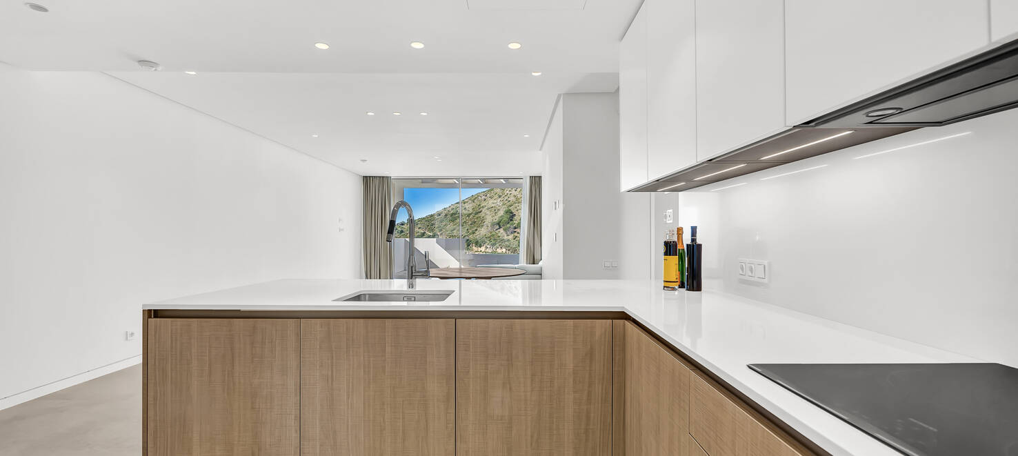 Exceptionell lägenhet i Palo Alto med panoramautsikt över havet nära Marbella