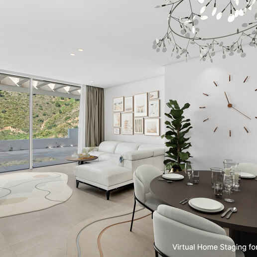 Exceptionell lägenhet i Palo Alto med panoramautsikt över havet nära Marbella