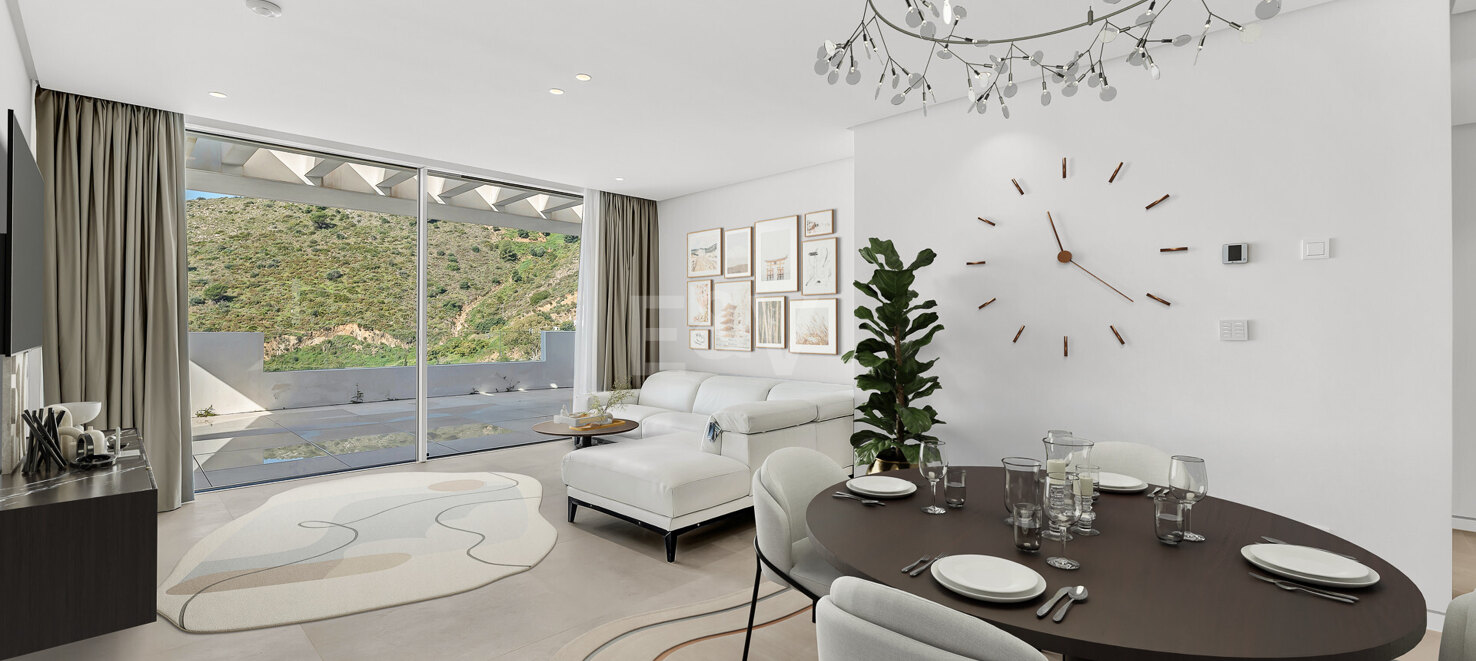 Exceptionell lägenhet i Palo Alto med panoramautsikt över havet nära Marbella