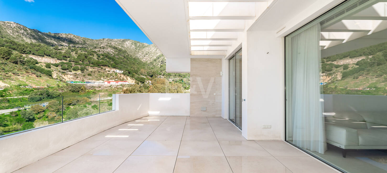 Exceptionell lägenhet i Palo Alto med panoramautsikt över havet nära Marbella