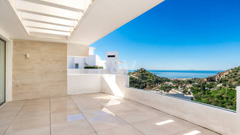 Exceptionell lägenhet i Palo Alto med panoramautsikt över havet nära Marbella