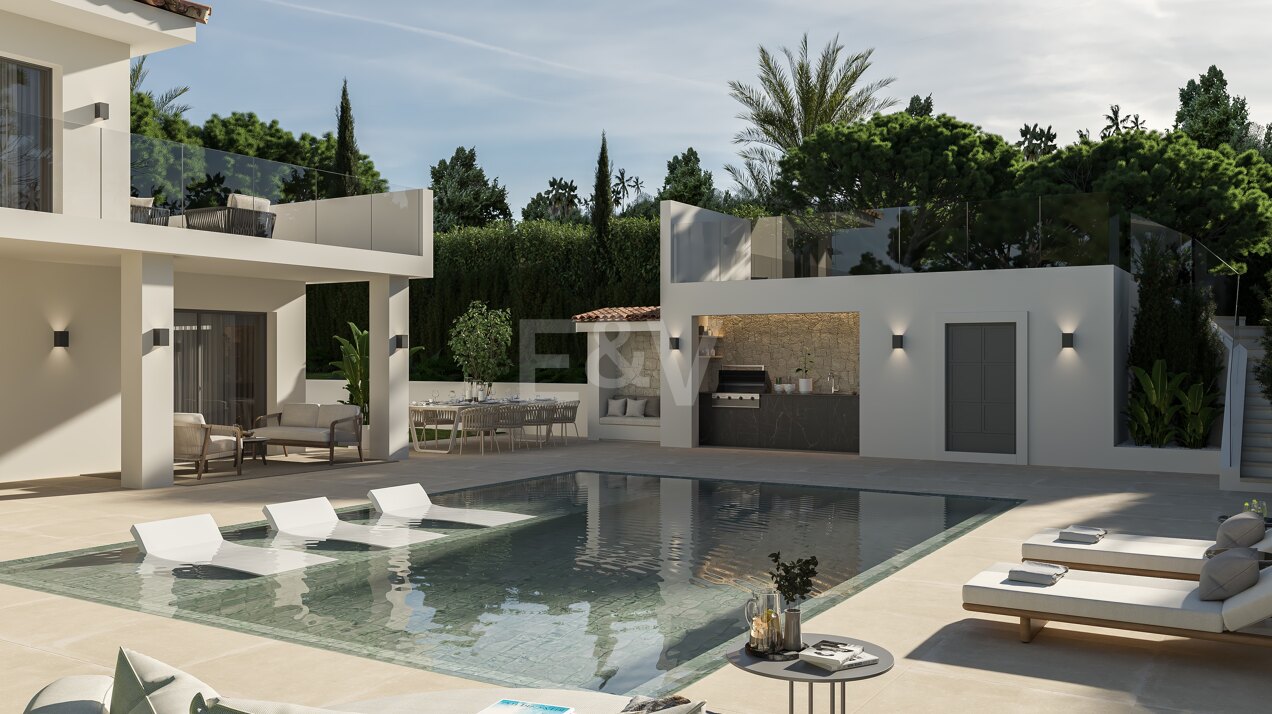 Exquisite Modern Refurbished Villa in Elviria, Marbella