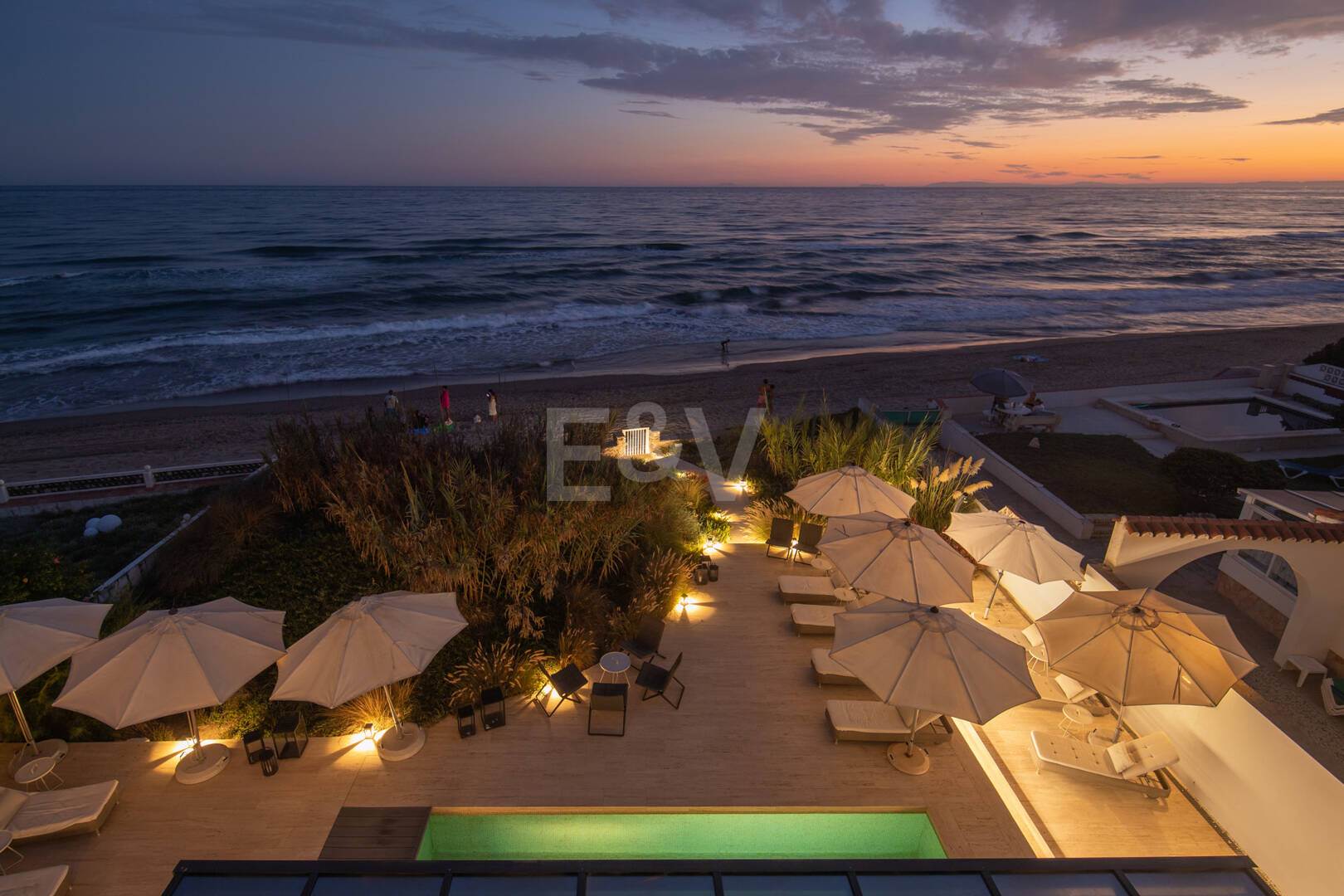 Contemporary Frontline Beach Villa in Las Chapas Playa