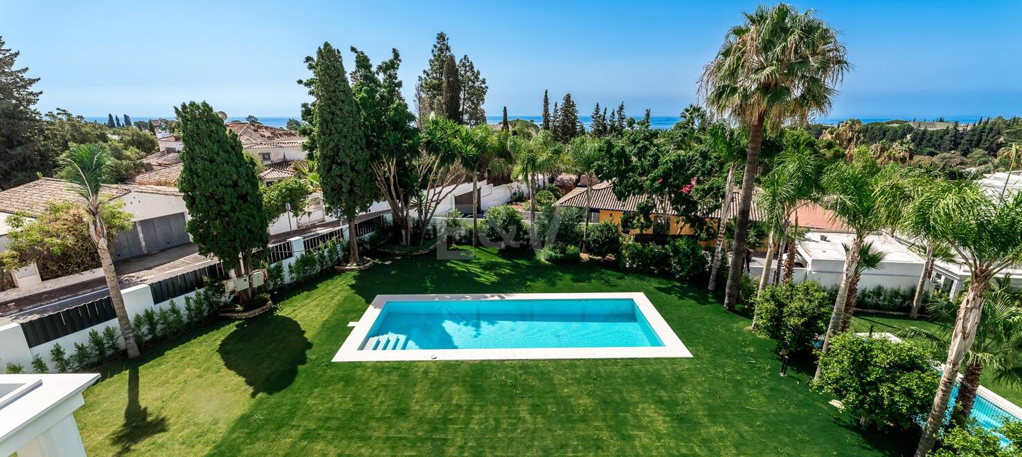 Asombrosa villa contemporánea con vistas al mar Mediterráneo en La Milla de Oro