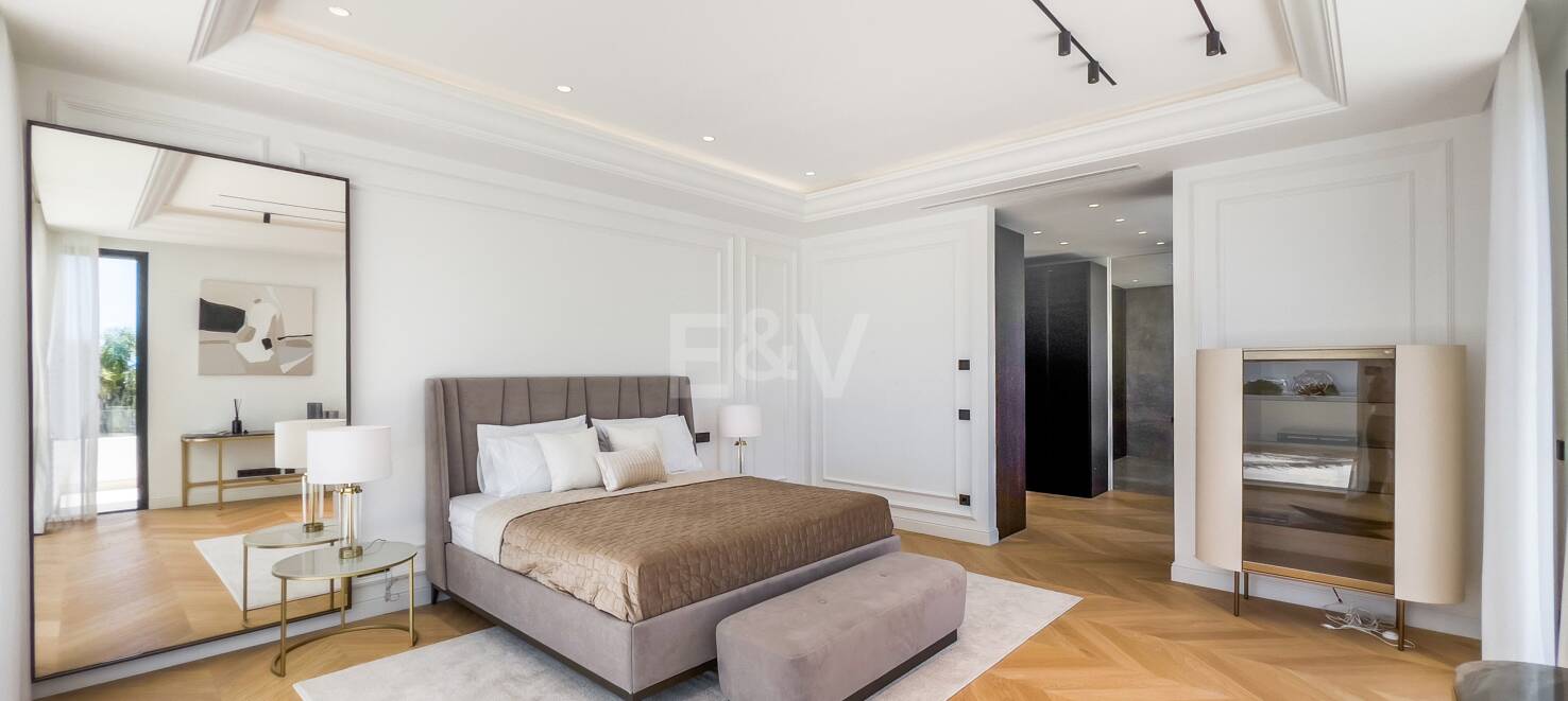 Asombrosa villa contemporánea con vistas al mar Mediterráneo en La Milla de Oro